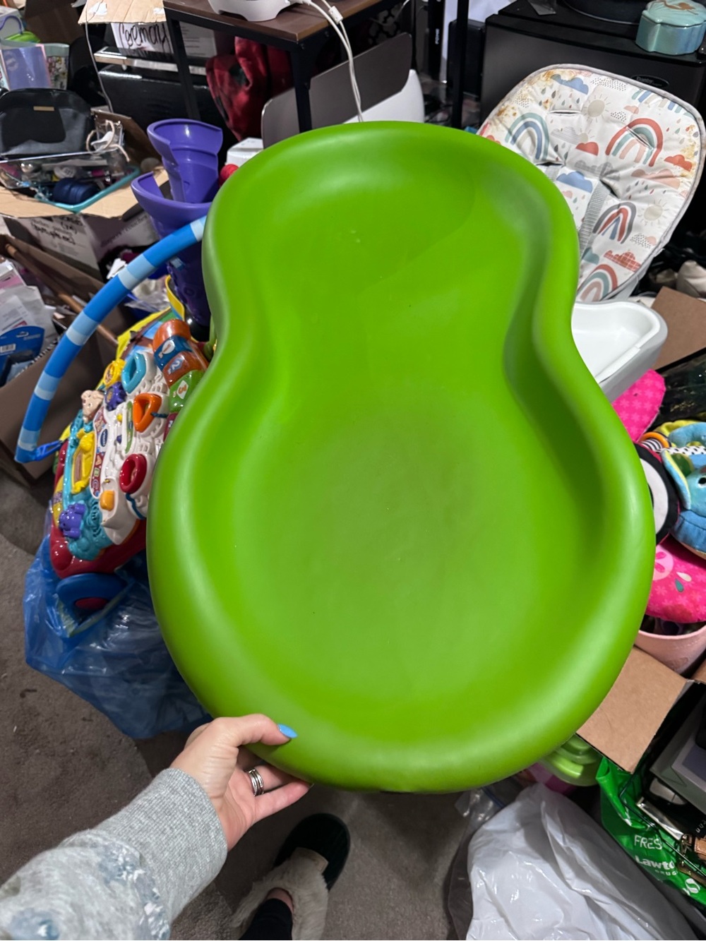 Bright Green Keekaroo Peanut Changer - Picture 6 of 7